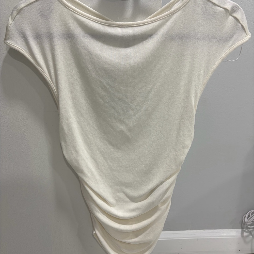 H&M Cream Bodysuit Top